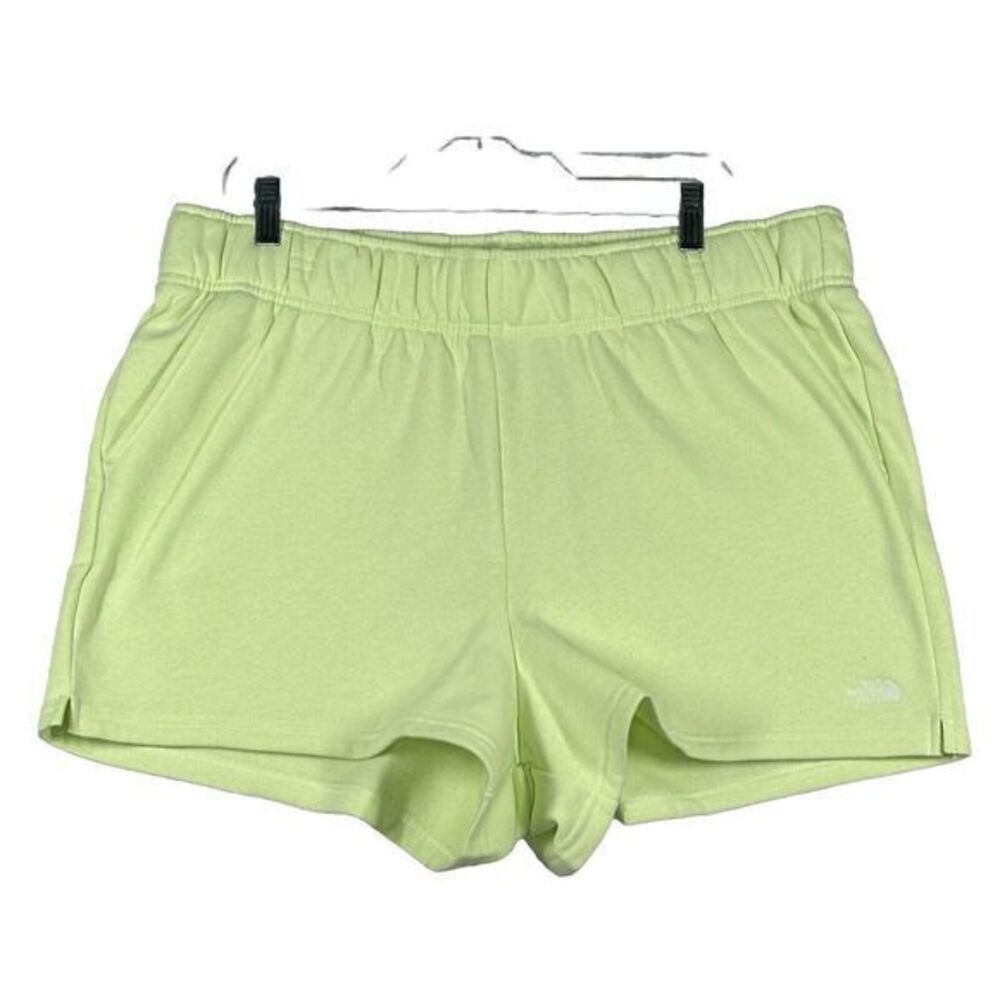 The‎ North Face Half Dome Fleece Shorts green Standard Fit Pockets Women's 1X